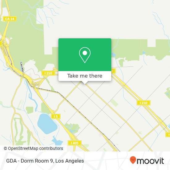 GDA - Dorm Room 9 map
