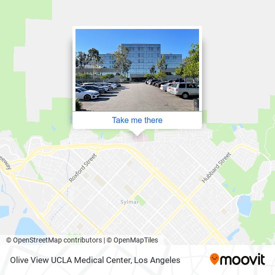 Olive View UCLA Medical Center map