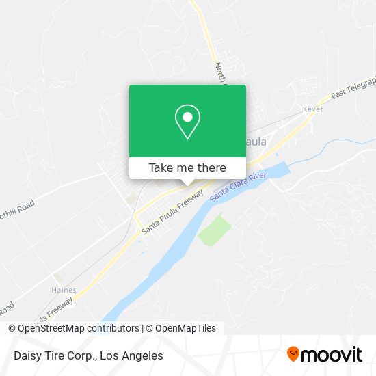 Daisy Tire Corp. map