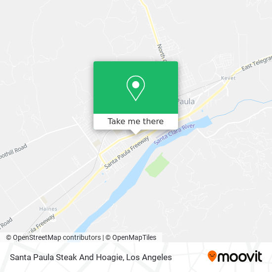 Santa Paula Steak And Hoagie map