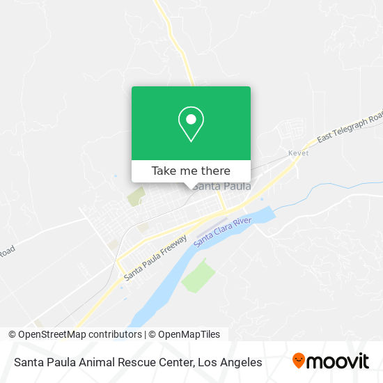Santa Paula Animal Rescue Center map