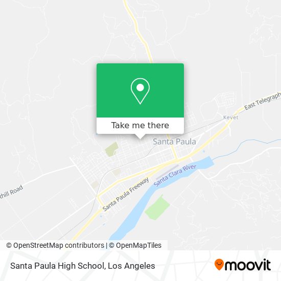 Santa Paula High School map