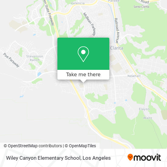 Mapa de Wiley Canyon Elementary School