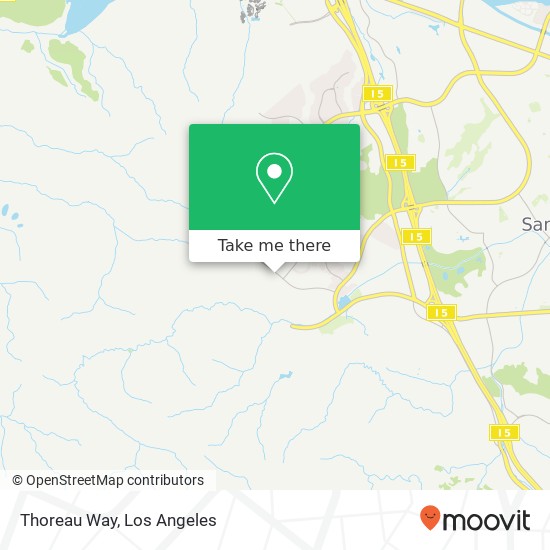 Thoreau Way map