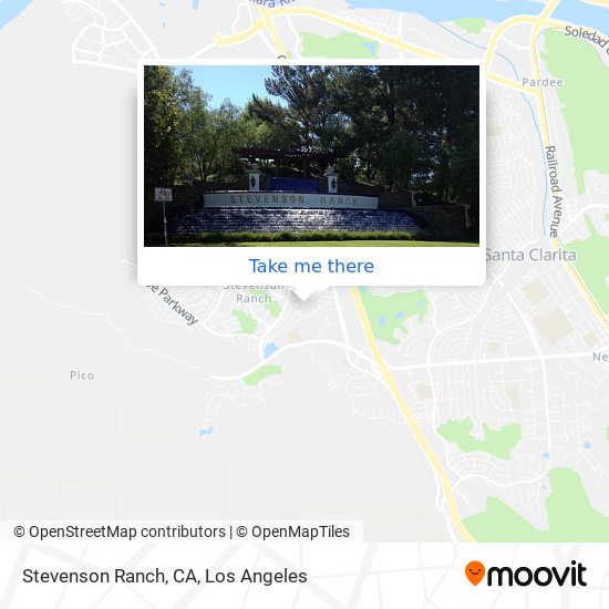 Stevenson Ranch, CA map