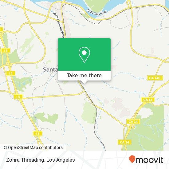 Mapa de Zohra Threading