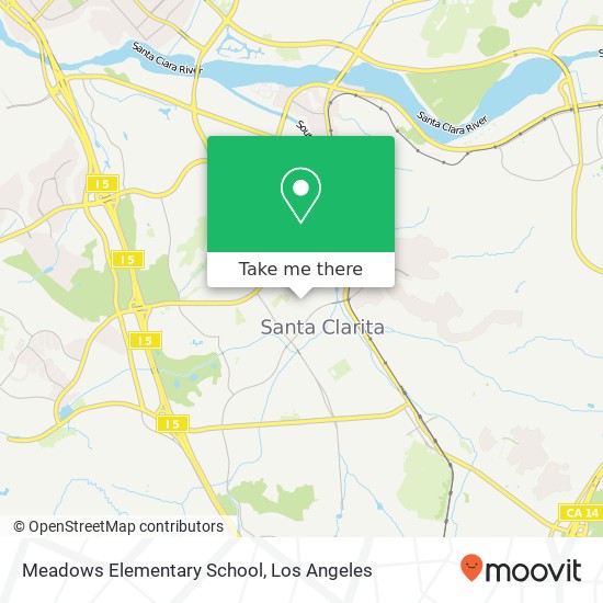 Mapa de Meadows Elementary School