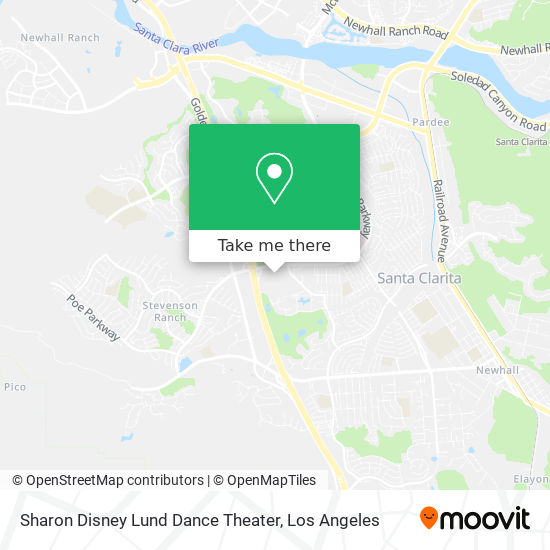 Sharon Disney Lund Dance Theater map