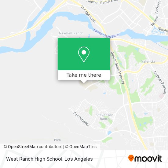 Mapa de West Ranch High School