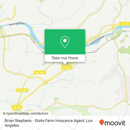 Mapa de Brian Stephens - State Farm Insurance Agent