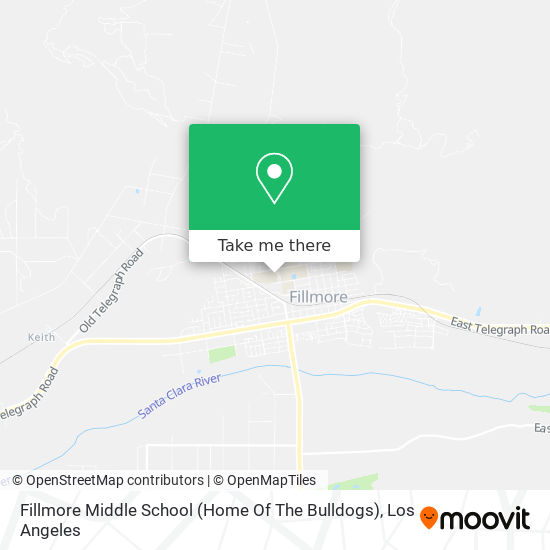 Mapa de Fillmore Middle School (Home Of The Bulldogs)