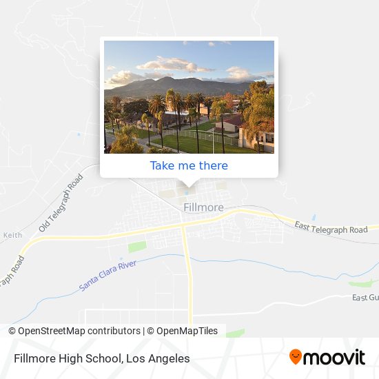 Fillmore High School map