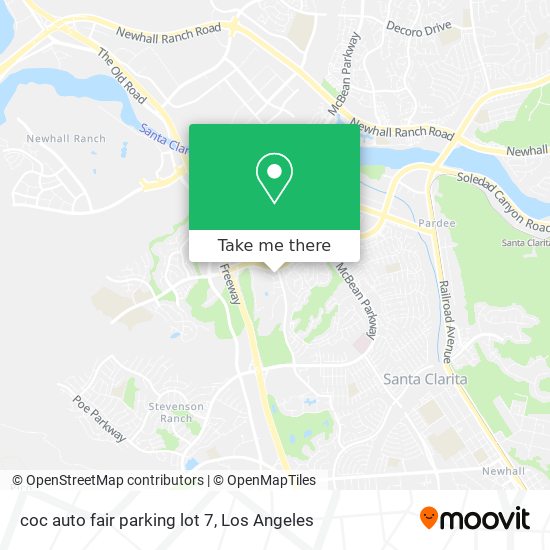 Mapa de coc auto fair parking lot 7