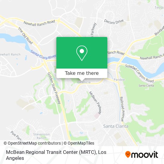 McBean Regional Transit Center (MRTC) map
