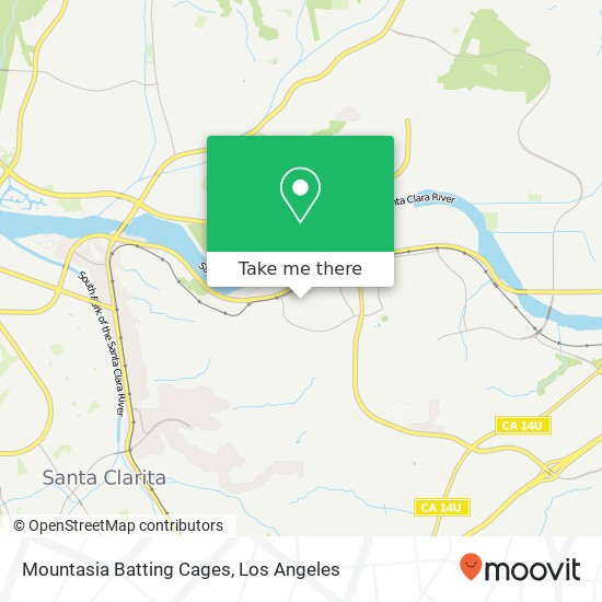 Mountasia Batting Cages map