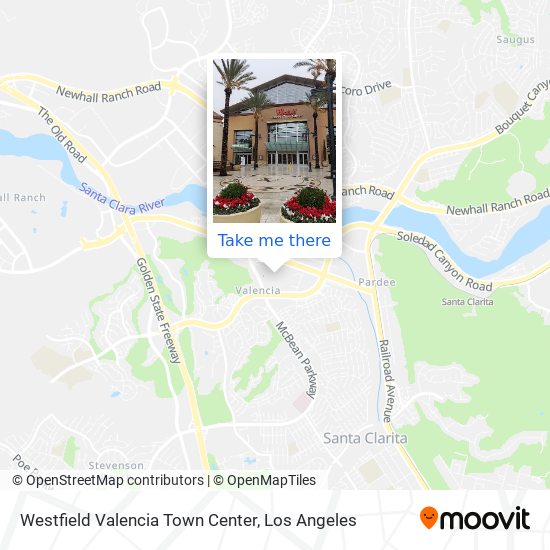 Mapa de Westfield Valencia Town Center