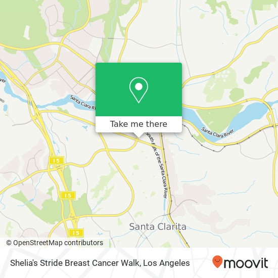 Mapa de Shelia's Stride Breast Cancer Walk