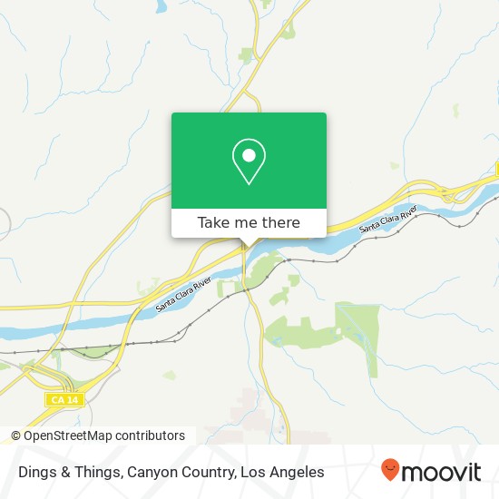 Dings & Things, Canyon Country map