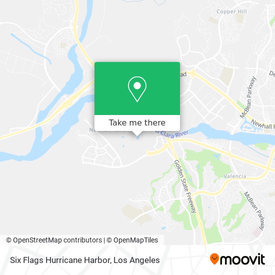 Six Flags Hurricane Harbor map