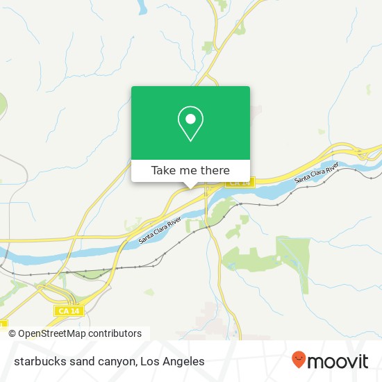 starbucks sand canyon map