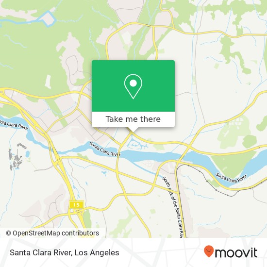Santa Clara River map