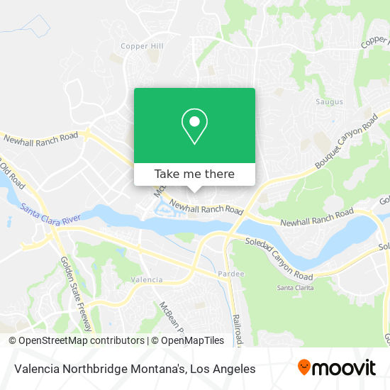 Valencia Northbridge Montana's map