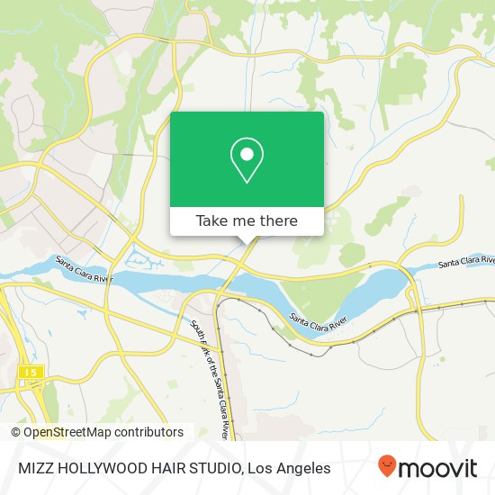 MIZZ HOLLYWOOD HAIR STUDIO map