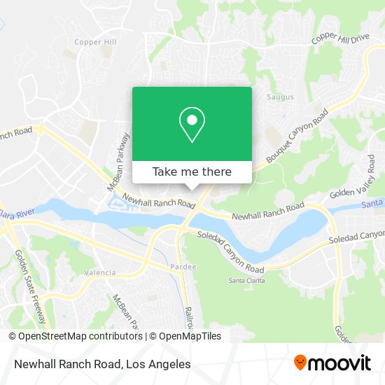 Newhall Ranch Road map