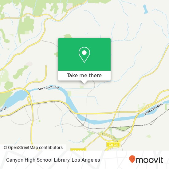Canyon High School Library map