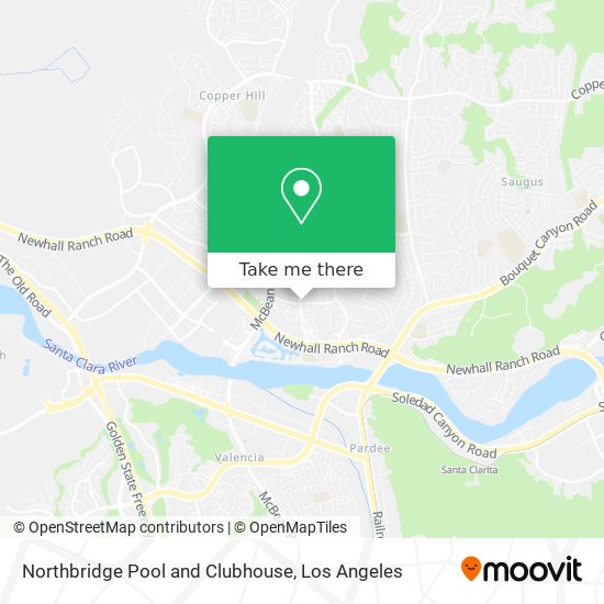 Northbridge Pool and Clubhouse map