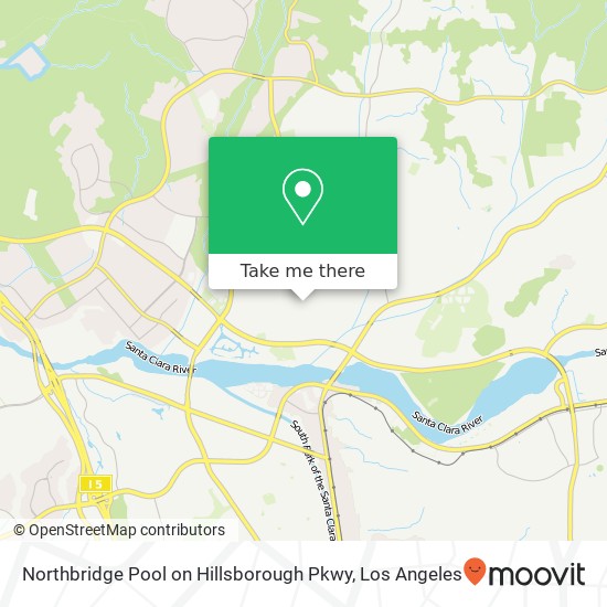 Northbridge Pool on Hillsborough Pkwy map