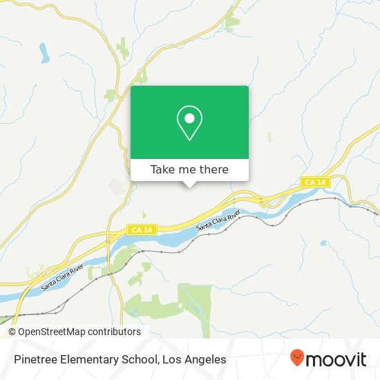 Mapa de Pinetree Elementary School