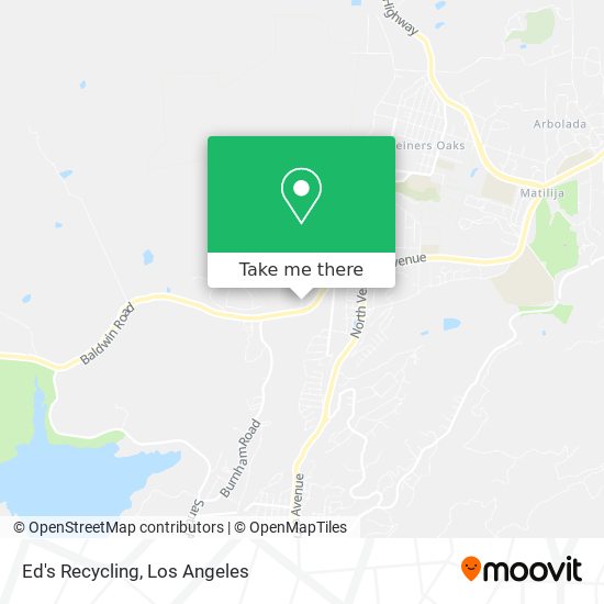 Mapa de Ed's Recycling