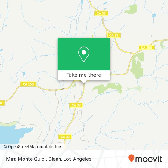 Mapa de Mira Monte Quick Clean