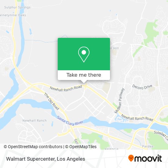 Mapa de Walmart Supercenter