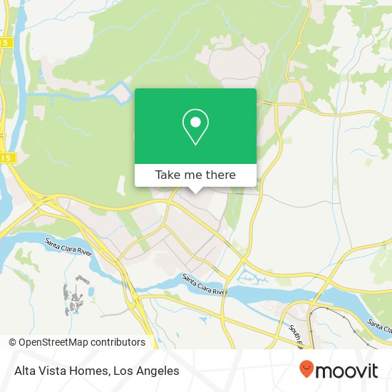 Alta Vista Homes map