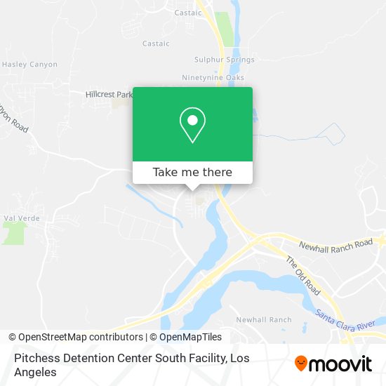 Pitchess Detention Center South Facility map