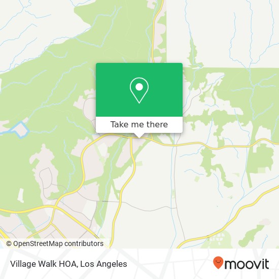 Mapa de Village Walk HOA