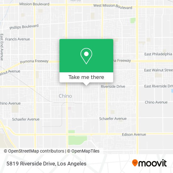 Mapa de 5819 Riverside Drive