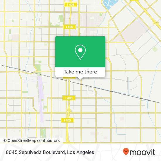 8045 Sepulveda Boulevard map