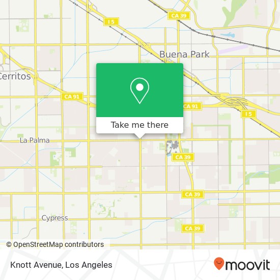 Knott Avenue map