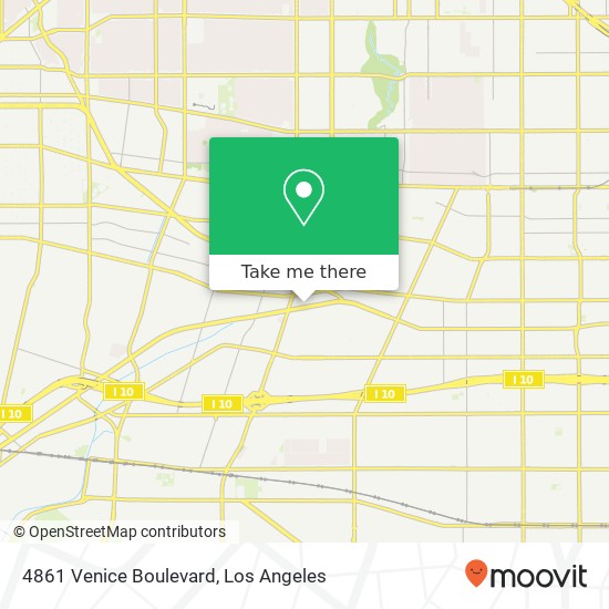 4861 Venice Boulevard map