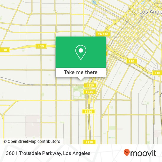 Mapa de 3601 Trousdale Parkway