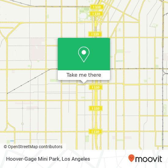 Hoover-Gage Mini Park map