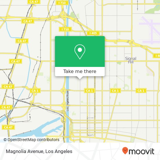 Mapa de Magnolia Avenue