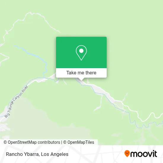 Rancho Ybarra map