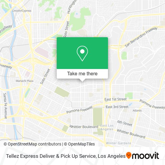 Mapa de Tellez Express Deliver & Pick Up Service