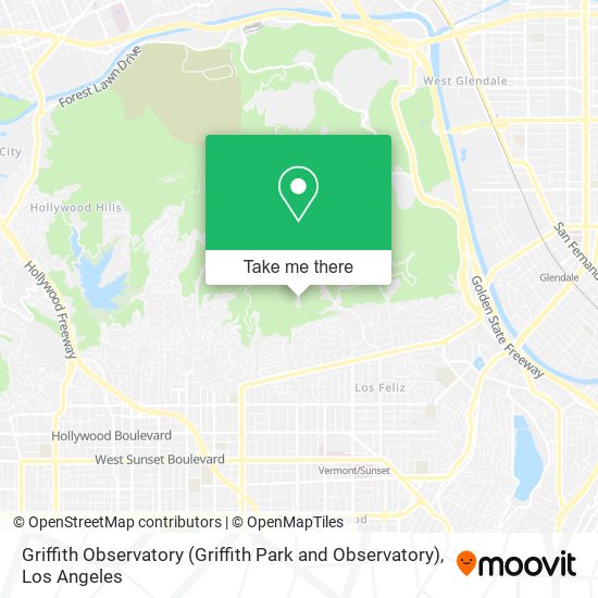 Griffith Observatory (Griffith Park and Observatory) map