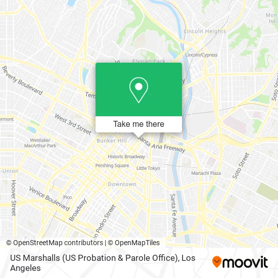 US Marshalls (US Probation & Parole Office) map