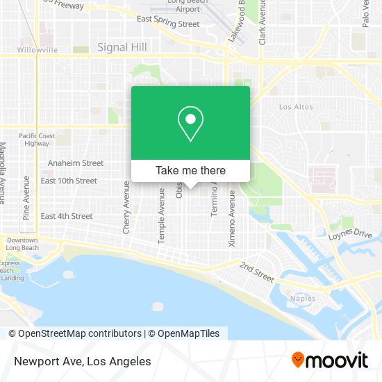 Newport Ave map